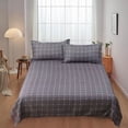 thumbnail image 3 of Full Size Comforter Set With 1 Flat Sheet And 2 Pillowcases 78.7 in x 90.5 in Microfiber Polyester All Season Bedding, 3 of 6