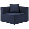 thumbnail image 2 of Modway Saybrook 4-Piece Fabric Upholstered Outdoor Patio Sectional Sofa in Navy, 2 of 11