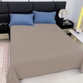 thumbnail image 2 of Dvruxg Microfiber Flat Bed Sheet, Wrinkle and Fade Resistant Bedding Sheet Solid Color Bed Sheet - Soft & Comfortable Washable Fabric, Modern Relaxing Style, 2 of 5