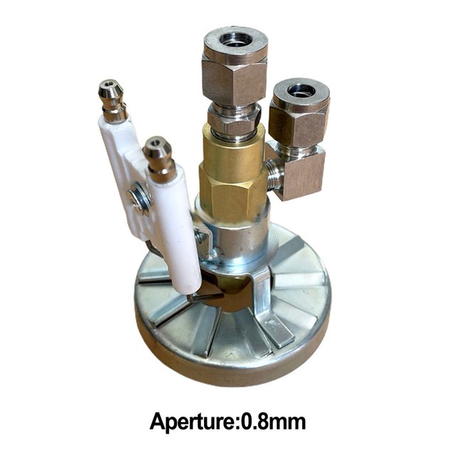 Luckyn Électrode de Pulvérisation de Pulvérisation d'Air de Siphon de Buse de Brûleur d'Huile Usée 0.5-2.0MM