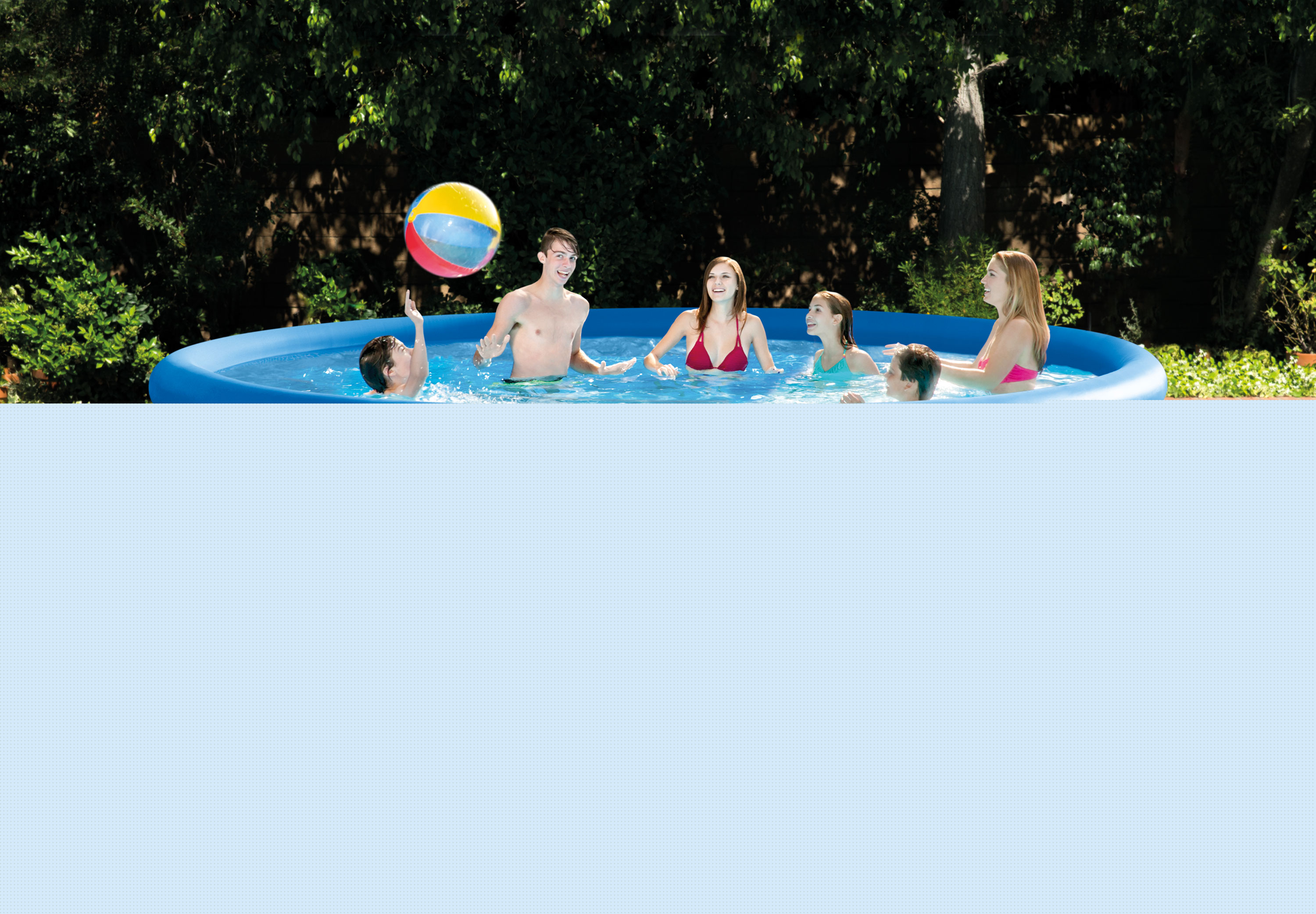 thumbnail image 4 of Intex 15' x 4’ Inflatable Pool Set with Hydrotools Chlorine Dispenser, 4 of 8