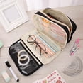 thumbnail image 1 of Boovnll Pencil Pouch, Portable Large Capacity Multifunction Multi-Layer Coin Pouch, Pencil Bag with Zipper for Home, Office Supplies Storage, Pencil Case, 1 of 8