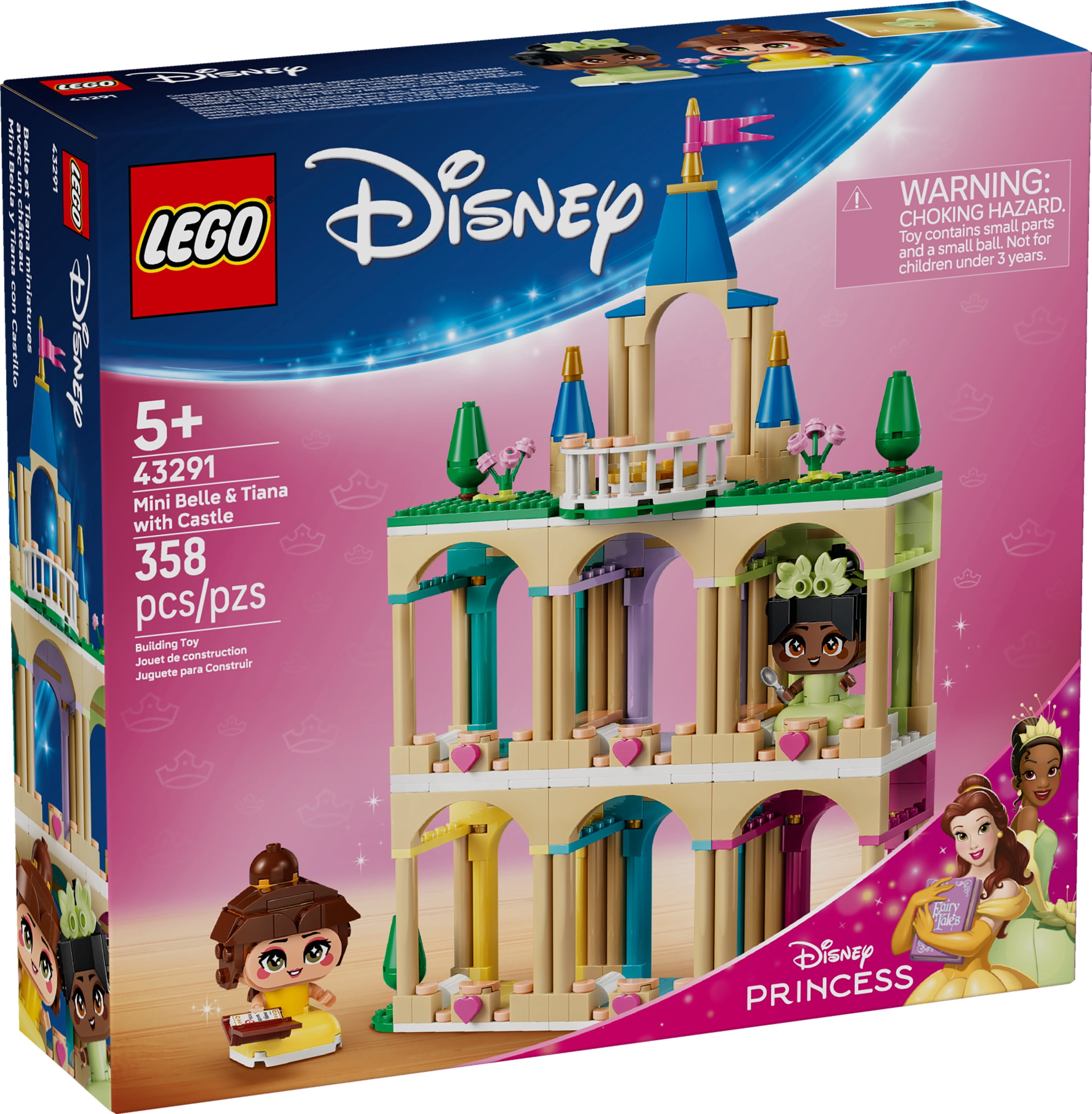 LEGO Disney Princess Belle et Tiana Miniatures avec un Château 43291
