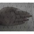thumbnail image 4 of oneOone Viscose Chiffon Fabric Greek Key Geometric Printed Fabric 1 Yard 42 Inches Wide, 4 of 4