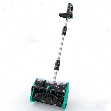 CazToi 12" Cordless Snow Blower 20V 4Ah Battery 165 ft Throwing for Driveway Walkway Stairs