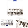 thumbnail image 4 of MasteelfCA 200 Pcs Vis en Acier Inoxydable M5 M8 à Filetage Métrique, Ensemble de Douilles Hexagonales, Vis à Tête Hexagonale Intérieure, Vis Sans Tête à Pointe Plate, Trousse d'Assortiment de Vis Hexagonales Sans Tête avec Boîte, 4 of 7