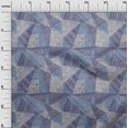 thumbnail image 3 of oneOone Georgette Viscose Navy Blue Fabric Abstracts Craft Projects Decor Fabric Printed By The Yard 42 Inch Wide, 3 of 5