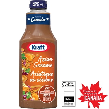 Kraft Asian Sesame Salad Dressing, 425 mL Bottle