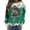 P-2-Green, variant on 2025 Suitable Christmas Sweaters for Active Hoodies Women Teen s Long Active Fleece Jacket Sleeve Crewneck Sweatshirt Cute Baggy Sweat Shirts Women Reindeer Graphic Xmas