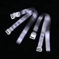thumbnail image 3 of FRCOLOR bra strap Transparent Invisible Crystal Silicone Bra Shoulder Strap Non-slip Woman Replacement Bra Strap Elastic Adjustable Bra Accessories (1cm),14.96"X0.39"X0.08", 3 of 4
