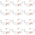thumbnail image 1 of Jinsinto 12 Pack Clear Safety Glasses with Rubber Inserts on Nose and Ears for Safe Protection - Safety Glasses Safety Goggles Lab Goggles Scratch Resistant Lenses - PPE Safety Glasses, 1 of 5