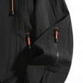 thumbnail image 4 of Maqroz Veste de Soleil pour Homme UPF 50++ à Capuche à Fermeture Éclair Intégrale Protection UV SPF Rafraîchissante Légère avec Poches Été Ajustable Séchage Rapide Veste de Sport de Piste Randonnée Pêche Plein Air Noir P, 4 of 4
