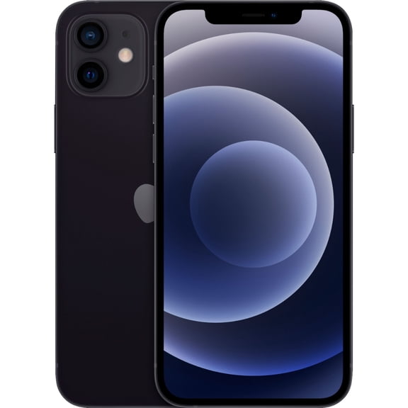 Téléphone Apple iPhone 12 d'Occasion - Déverrouillé Tout Opérateur - 128 Go Noir (État Correct)