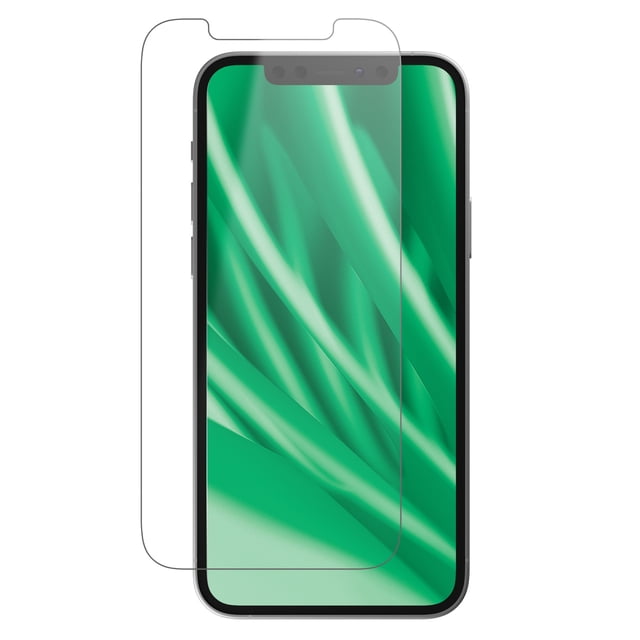 onn Corning Glass Screen Protector for iPhone® 12 / 12 Pro, Made with Durable Glass by Corning™ for Ultimate Drop & Scratch Protection, Includes Advanced Easy Application Tray