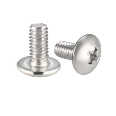 Unique Bargains Vis de Machine, Vis de Tête Phillips M4x8mm, Acier Inoxydable 304, Boulons de Fixation 30 Pcs