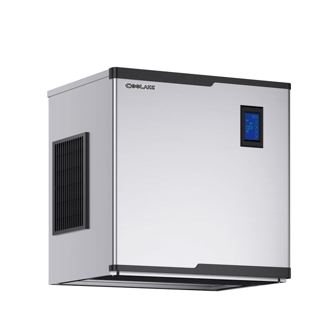 Coolake 22" 450lbs Commercial Cube Ice Machine Head, Stainless Steel, 115v