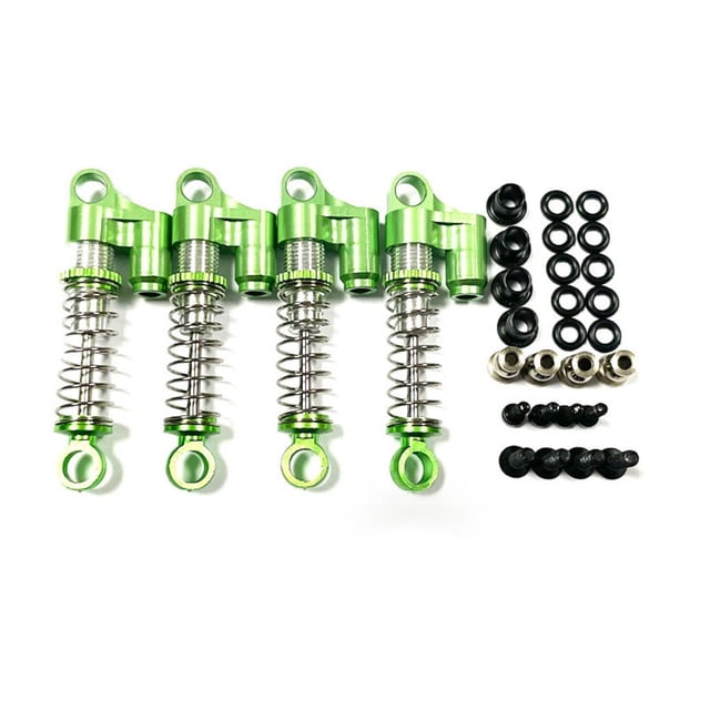 Youkk Front Rear Shock Absorber For XMYKC01CM Aluminum Alloy Crawler Smooth 4pcs RC Car Accessories Replacement Parts Green