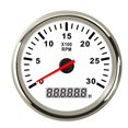 thumbnail image 1 of 85mm Tachometer Gauge with LCD Hour Meter 3000 RPM Car Boat Tacho Sensor Marine Tacho Meters 12V/24V Red Backlight ,Easy to Calibrate, 1 of 7