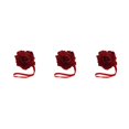 thumbnail image 4 of QualitChoice Rideau Tieback Punch-free Élégant Forme de Fleur Décorative Remplacement Boucle de Maison Attache Ornement Accessoires Rouge 3PCS, 4 of 6