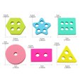 thumbnail image 3 of TIMIFIS Toddler Kid Toys Wooden Sorting Stacking Montessori Toys, Shape Color Blocks Matching Puzzle Stacker Geometric Board Early Educational Puzzles For Years Old Boys And Girls Christmas Gifts, 3 of 7
