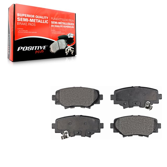 Positive Plus Rear Semi-Metallic Disc Brake Pads PPF-D1729 for Car Mazda 3 Sport