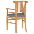 thumbnail image 5 of vidaXL 3 Piece Garden Dining Set Solid Wood Teak, 5 of 5