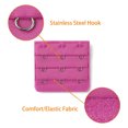 thumbnail image 4 of INSPIRE CHIC Rallonges de Soutien-Gorge pour Femmes à 3 Crochets 3 Rangées Bretelle de Soutien-Gorge Extensible Boucle Crochets Bande de Soutien-Gorge Fuchsia 5, 4 of 5
