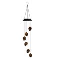 thumbnail image 2 of Agiferg Solar Powered LED Halloween Pumpkin Wind Chime Light Outdoor Yard Garden Decor, 2 of 2