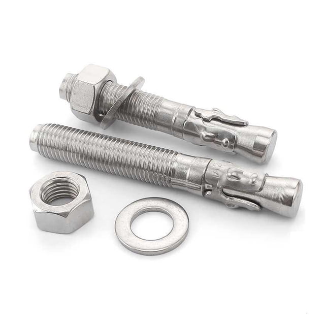 5PCS M6 M8 M10 M12 M16 316 Stainless Steel Expansion Bolts Wedge Anchor Bolt Screw Type Expansion Anchor Bolts ,Strong Fixing Force