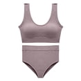 thumbnail image 1 of Women Bra Set 1 Set Women Bra Set No Rims Soft Comfortable Push Up Lady Brassieres Seamless Tops Set for Daily Wear, 1 of 8