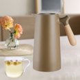 thumbnail image 3 of DOLITY Delicacy Kitchen 1000ML Wood Handle Thermal Insulation Kettle Household Thermal Brown, 3 of 9