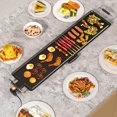 thumbnail image 2 of Costway 35" Extra Large Electric Teppanyaki Grill with Adjustable Temperature Thermostats and Drip Tray, 2 of 10