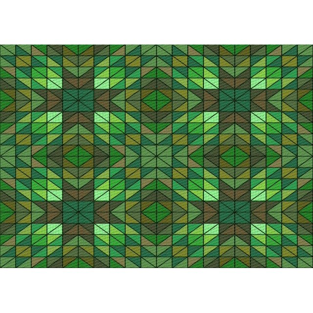 Ahgly Tapis Rectangulaire Lavable en Machine Intérieur Transitionnel Vert Forêt Foncé, 7 Pieds x 9 Pieds
