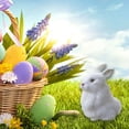 thumbnail image 3 of TopLLC Educational Toddler Toys Easter Simulation Plush Rabbit Toy Cute Rabbit Doll Home Decoration Gift Interactive Kids Toys for Age 3+ on Clearance, 3 of 3