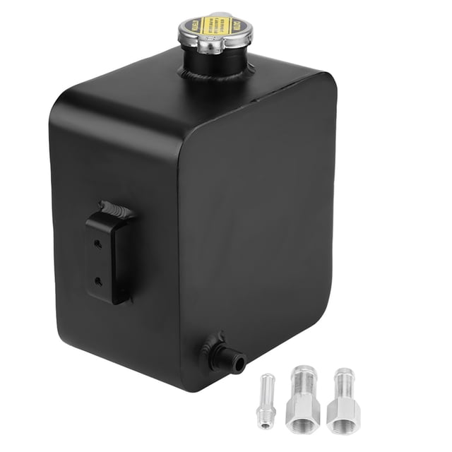 Coolant , Aluminum Alloy 2.5L Black Coolant Overflow Reservoir Replacement For Car Engine Parts