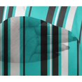 thumbnail image 4 of oneOone Viscose Chiffon Turquoise Blue Fabric Stripes Sewing Craft Projects Fabric Prints By Yard 42 Inch Wide-YPZ, 4 of 4