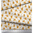 thumbnail image 2 of Soimoi Rayon Fabric Wool & Cat Animal Printed Craft Fabric by the Yard 56 Inch Wide, 2 of 3