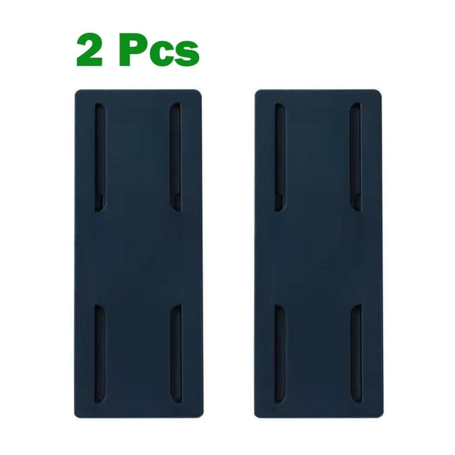 2 Pcs Wall-Mount Self Adhesive Power Strip Holder Plug & Extension Organiser