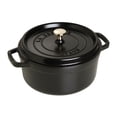 thumbnail image 1 of STAUB La Cocotte Cocotte Ronde en Fonte de 3,7 L, Noire, 1 of 11