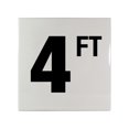 thumbnail image 1 of Inlays C610040 6 in. Smooth Ceramic Tile - 4 FT, 1 of 1