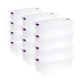 thumbnail image 1 of Sterilite 110 Qt Clear Storage Box with Secure Latching Lid, (12 Pack), 1 of 8