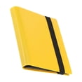 thumbnail image 2 of ZheElen Trading Cards Album Binder Band Closure 20 Case Portable Storage light blue Card Sheets yellow 21x17.5cm, 2 of 6
