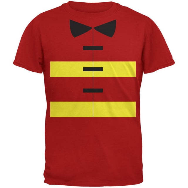 Halloween Fireman Costume Red Youth T-Shirt
