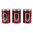 thumbnail image 2 of Bocaux de Rangement pour Aliments, Contenants de Rangement de Cuisine Durables et Portables en Acier Inoxydable Pratiques et Compacts pour Restaurant Rouge 3 Pcs, Vert 3 Pcs, Brun 3 Pcs, Couleur Acier Inoxydable 3 Pcs, 2 of 8