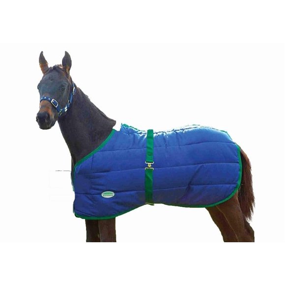 WeatherBeeta 420D Foal Standard Neck Medium Horse Blanket Navy/Hunter 28""-42""