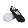 thumbnail image 1 of Children's Solid Color Dance Shoes Soft Sole Practice Shoes Elastic Laces Shaping Shoes Dance Shoes, 1 of 3