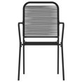 thumbnail image 2 of vidaXL 7 Piece Garden Dining Set Black, 2 of 4
