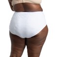thumbnail image 4 of Fit for Me Culotte Blanche pour Femme Grande Taille, Lot de 6, Tailles 9-13, 4 of 11