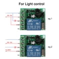 thumbnail image 4 of 12V DC 433MHz Wireless Remote Control Switch Kit with 4 Transmitters, Miniature Design (3.5x3x3cm Receiver), 3 Working Modes (Momentary/Toggle/Latching), Supports Up to 19 Remotes for Access Control,, 4 of 6