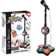 thumbnail image 1 of Black Stand Up Microphone For Kids Karaoke Toy Adjustable Stand Lights Musical Singing Activity Children Party Entertainment Portable Educational Fun, 1 of 6